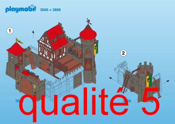 Chateau fort playmobil ancien modèle