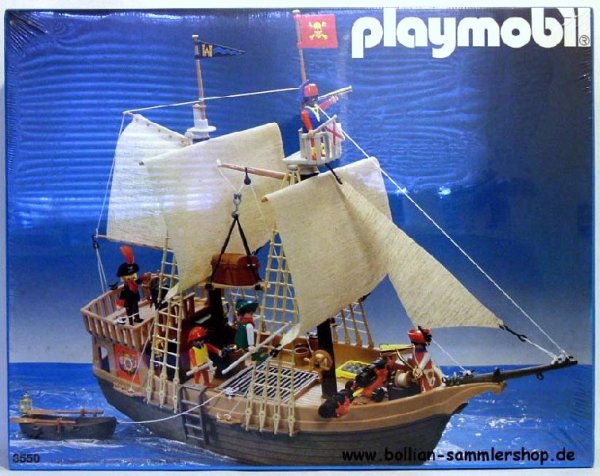 Bateau pirate playmobil ref 3550