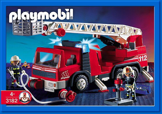 Playmobil pompier camion grande echelle