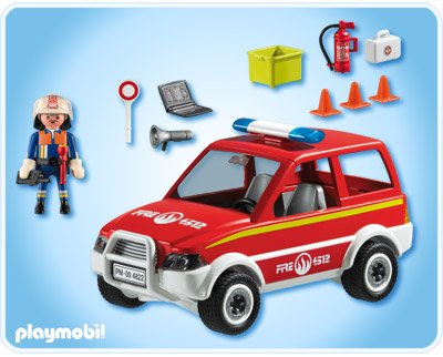 Notice playmobil camion de pompier 4821