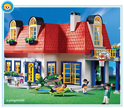 Maison moderne playmobil et accessoires
