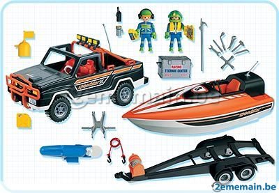 Bateau explorateur playmobil