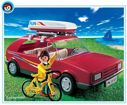 Playmobil camping voiture