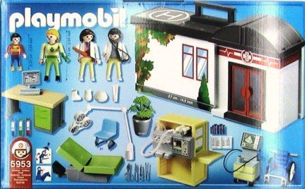 Playmobil hopital transportable