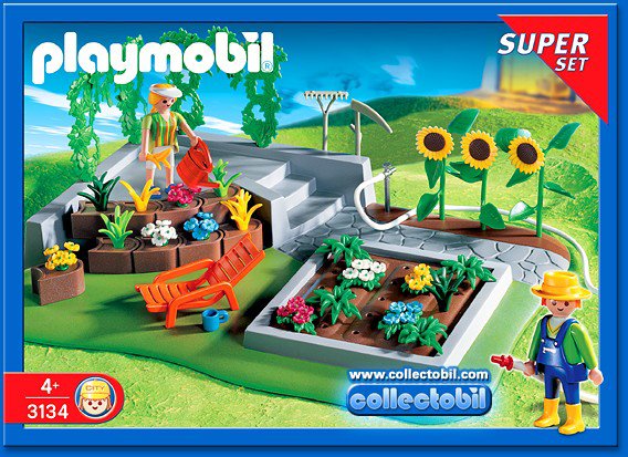 Playmobil maison jardin
