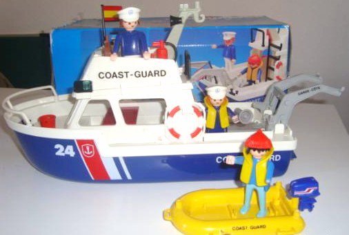 Playmobil bateau garde cote
