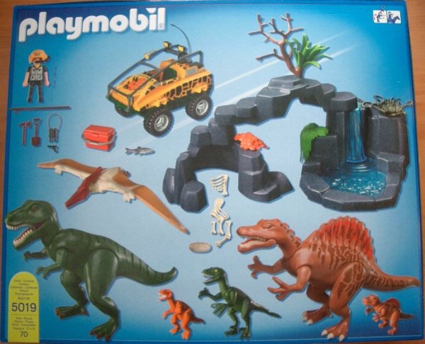 Boite playmobil dinosaure