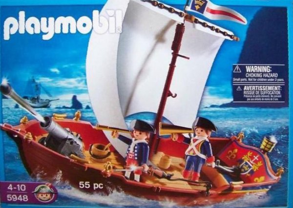 Playmobil bateau anglais