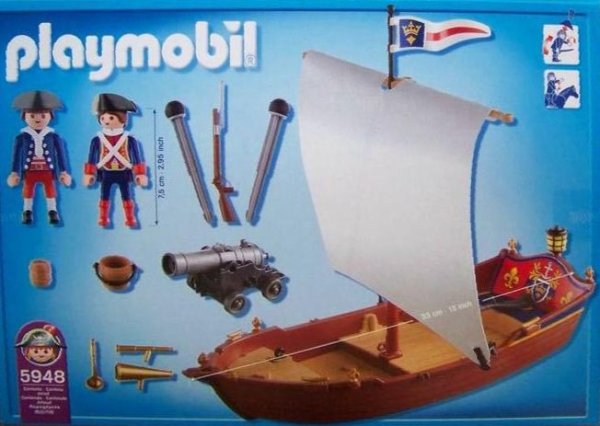 Playmobil bateau britannique