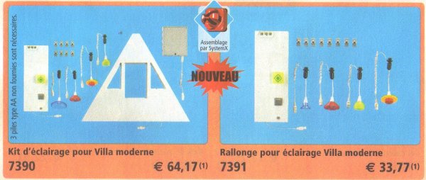 Kit eclairage playmobil maison moderne