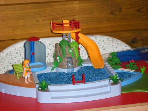 Playmobil - 3205 - piscine et famille