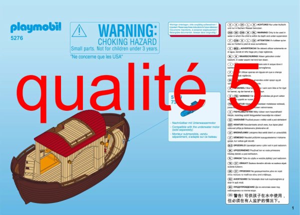 Arche de noe playmobil plan