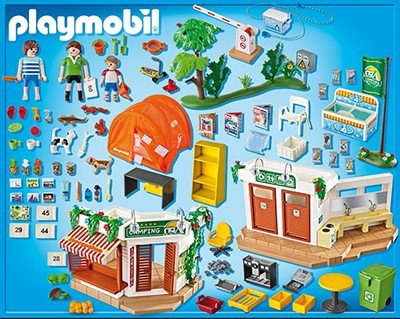 Playmobil camping notice