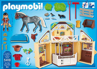 Playmobil centre equestre transportable