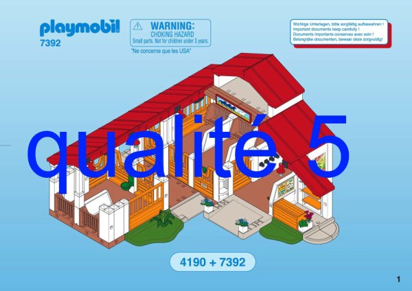 Ecurie playmobil occasion