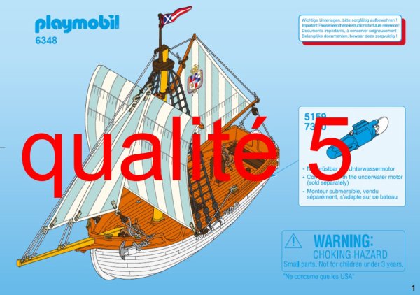 Bateau goelette playmobil