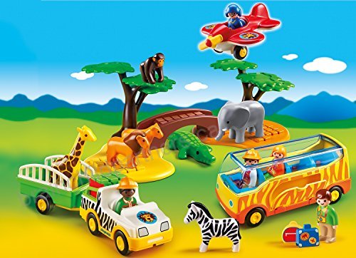 Playmobil 123 voiture safari