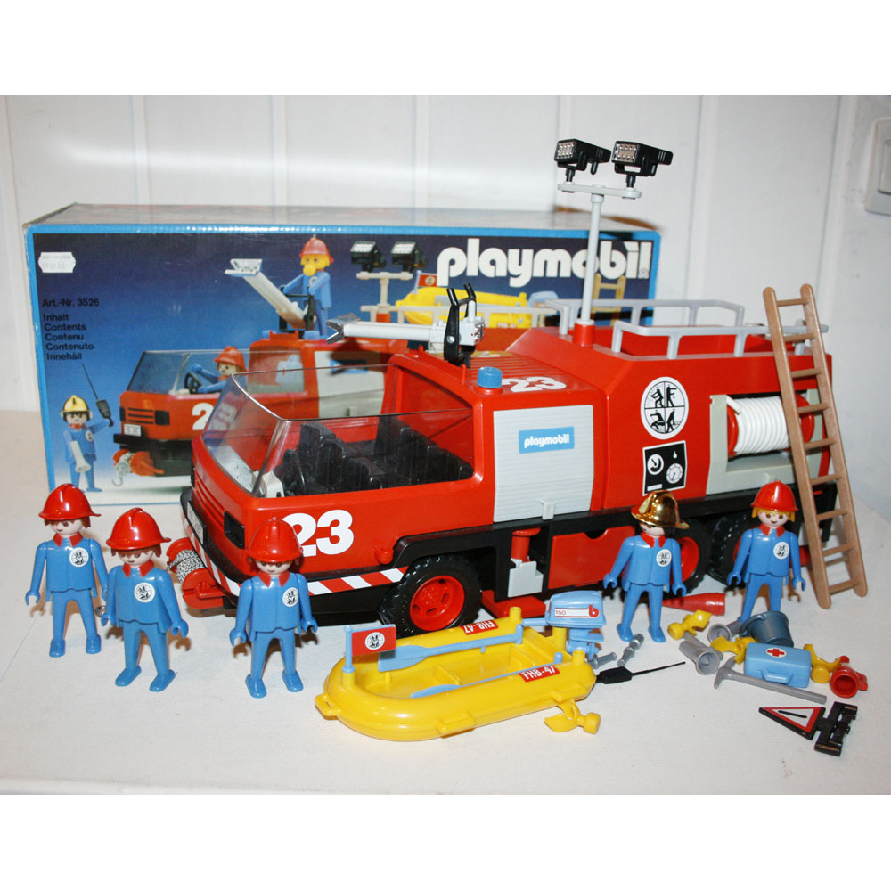 Playmobil pompier boite
