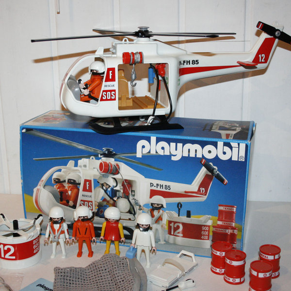 Notice playmobil helicoptere pompier