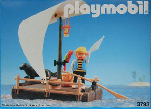 Playmobil pirate raft