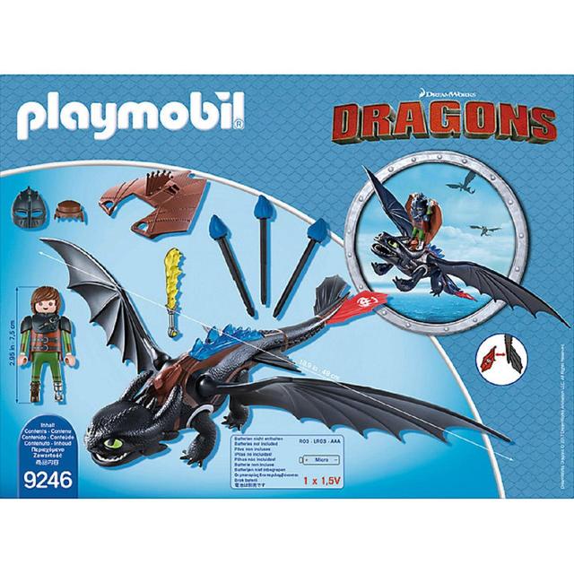 Playmobil dragon hiccup and toothless