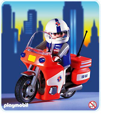 Playmobil ambulance motorcycle