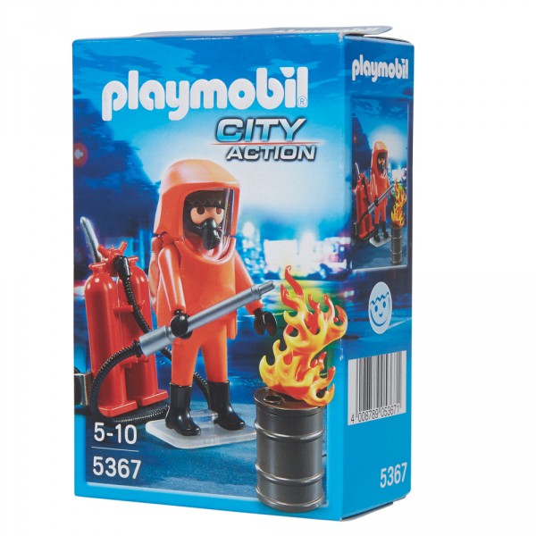 Playmobil pompier feu