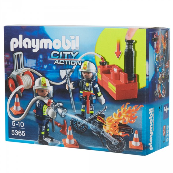Playmobil pompier grande echelle