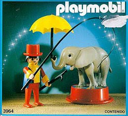 Playmobil elephant with baby