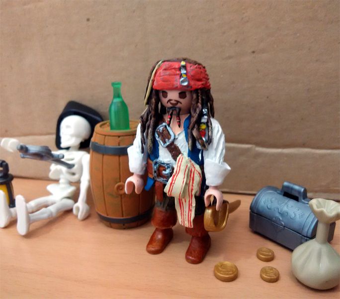 Playmobil pirate jack sparrow