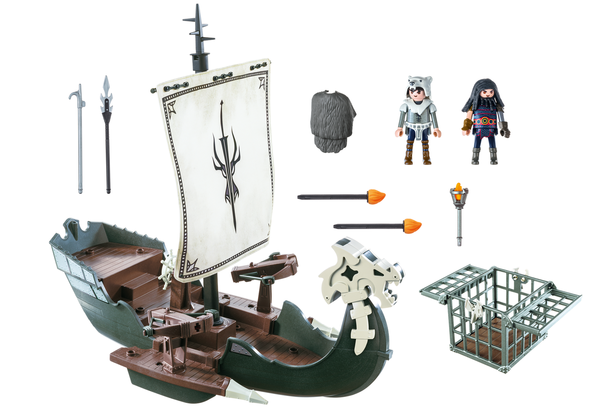 Playmobil vaisseau attaque dragon