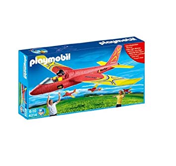 Avion playmobil en polystyrène