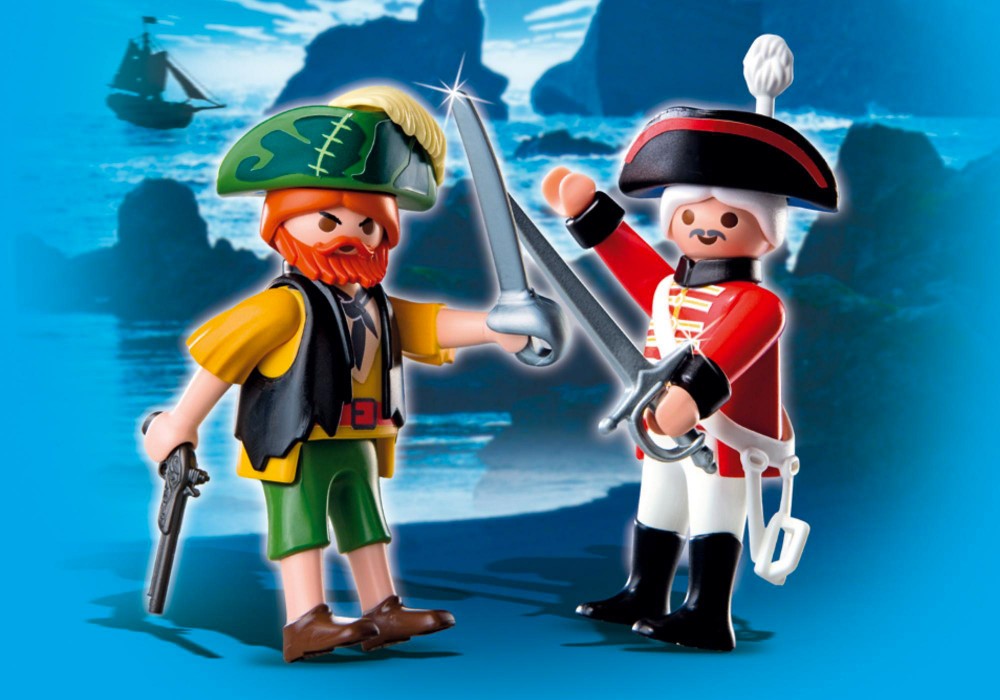 Playmobil drapeau pirate