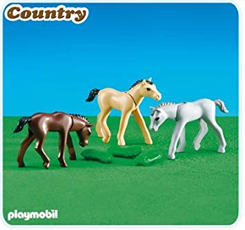 Playmobil chevaux et poulain