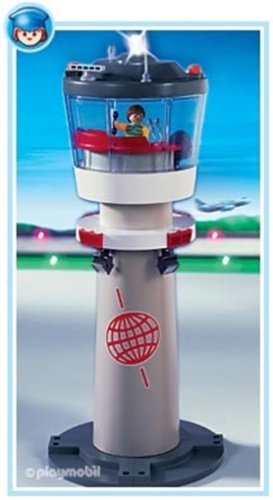 Playmobil avion et tour de controle