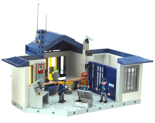 Playmobil police with prison
