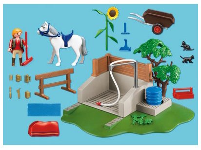 Playmobil 4193 - box lavage chevaux