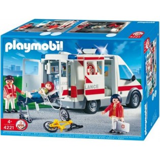 Playmobil ziekenhuis met ambulance