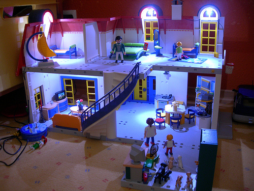 Playmobil dollhouse beleuchtung