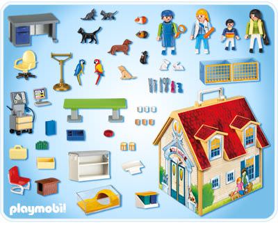 Playmobil veterinarian animal clinic