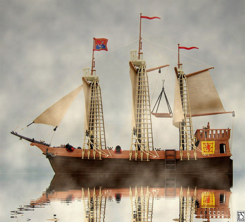 Bateau pirate playmobil l'achéron