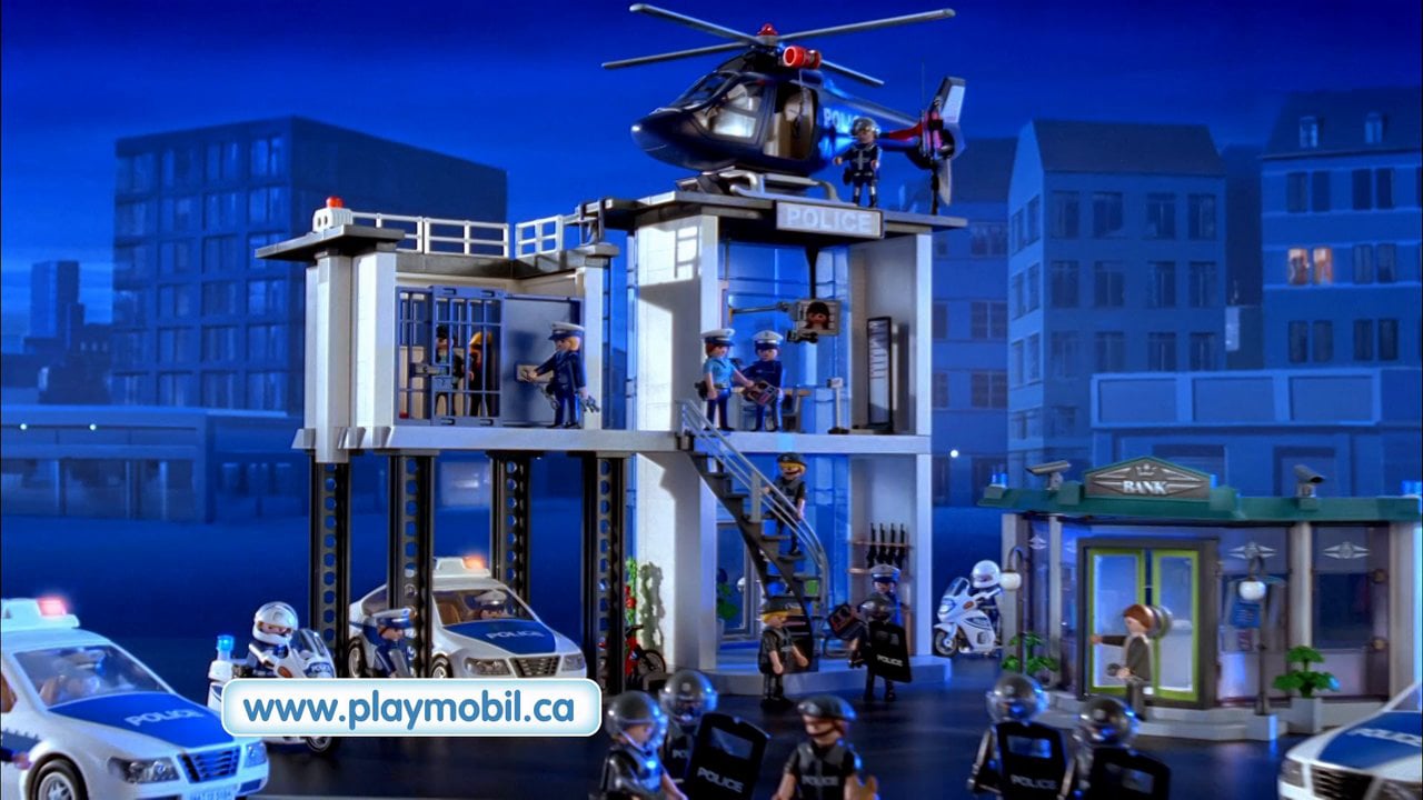 Playmobil police station video