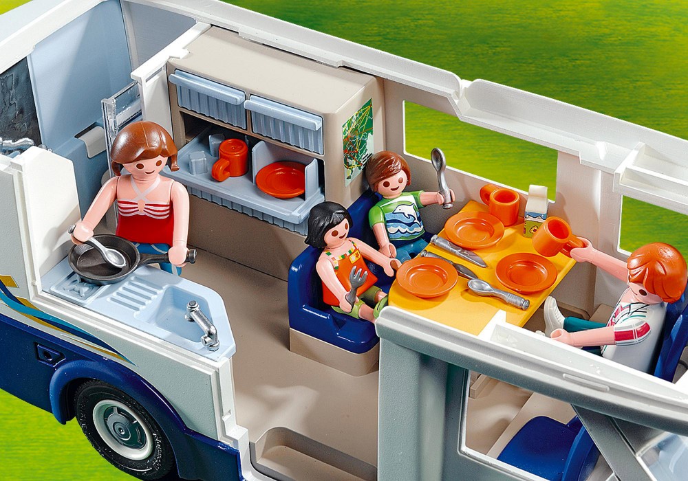 Playmobil famille camping car