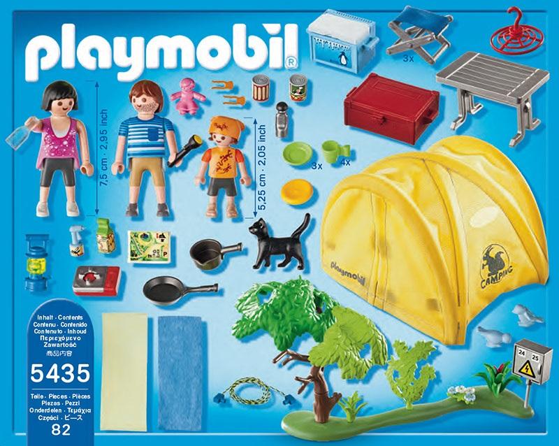 Playmobil family camping trip