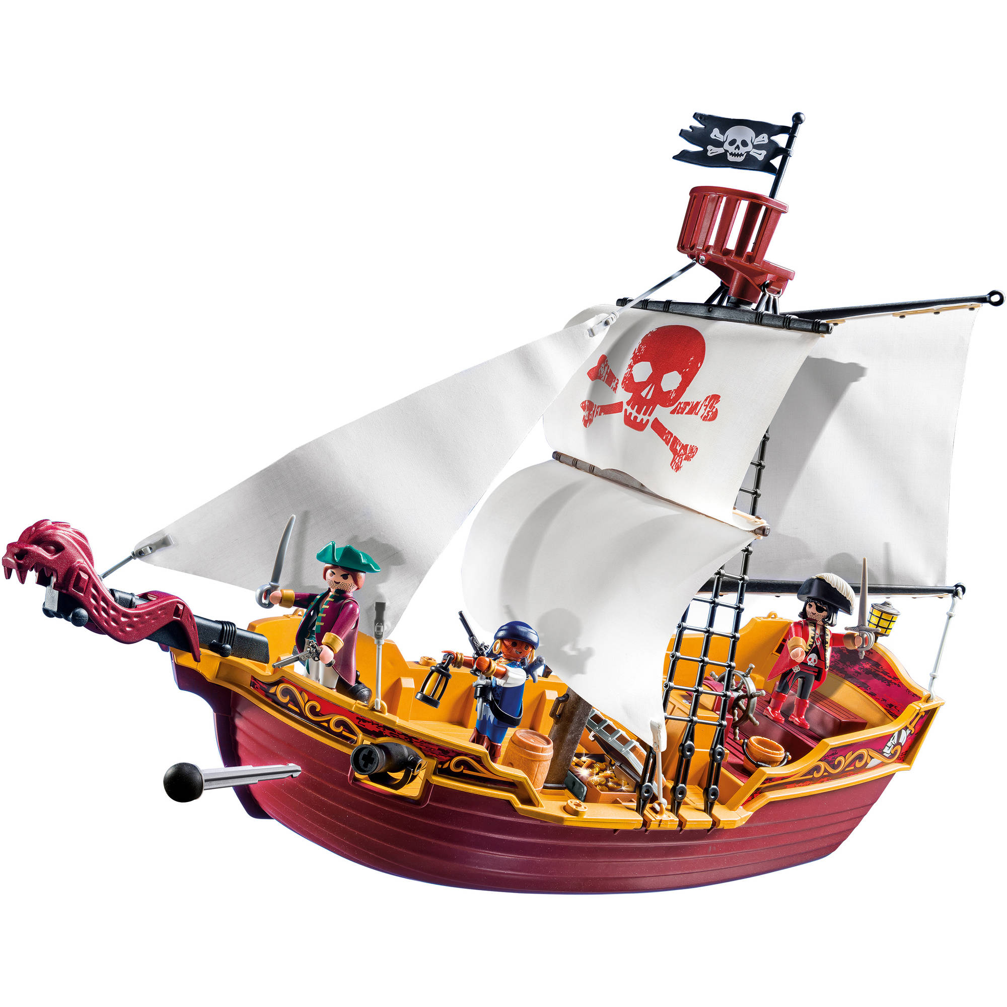 Playmobil pirate ship with motor
