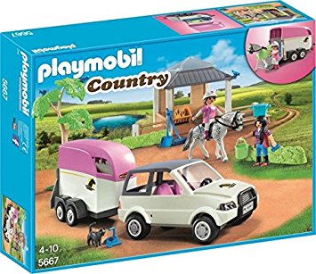 Vehicule playmobil fille