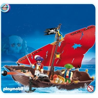 Bateau pirate des tenebres playmobil pas cher