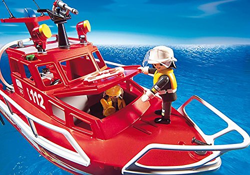 Playmobil bateau fire rescue