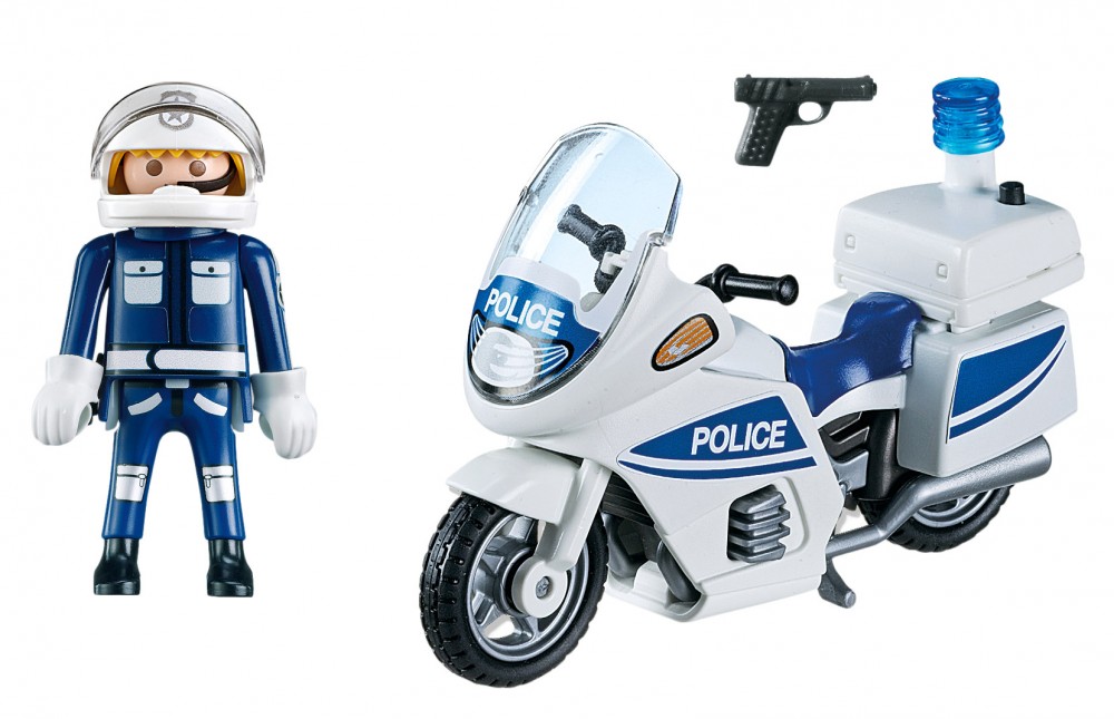 Playmobil police moto