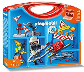 Malette playmobil pompier